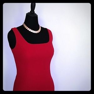 BCBG Lipstick Red Dress.